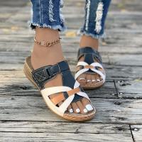 Zapatillas de tacón de cuña informales para mujer, zapatos de verano - details 6