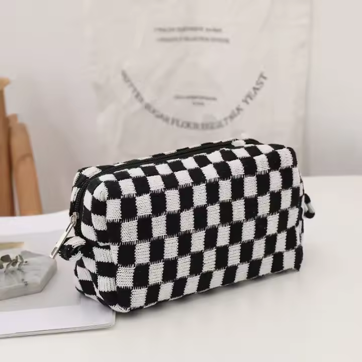 Bolsa de Maquillaje Portátil Estuche de Lápices Lindo para Viajes Bolsa de Higiene de Belleza para Mujeres - 1