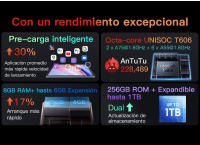 Tableta BLACKVIEW OSCAL Pad 13, 8GB RAM 256GB ROM, batería de 7680mAh, pantalla HD+ de 10,1 pulgadas, Octa Core T606, Android 12,13MP Tablet PC - details 14