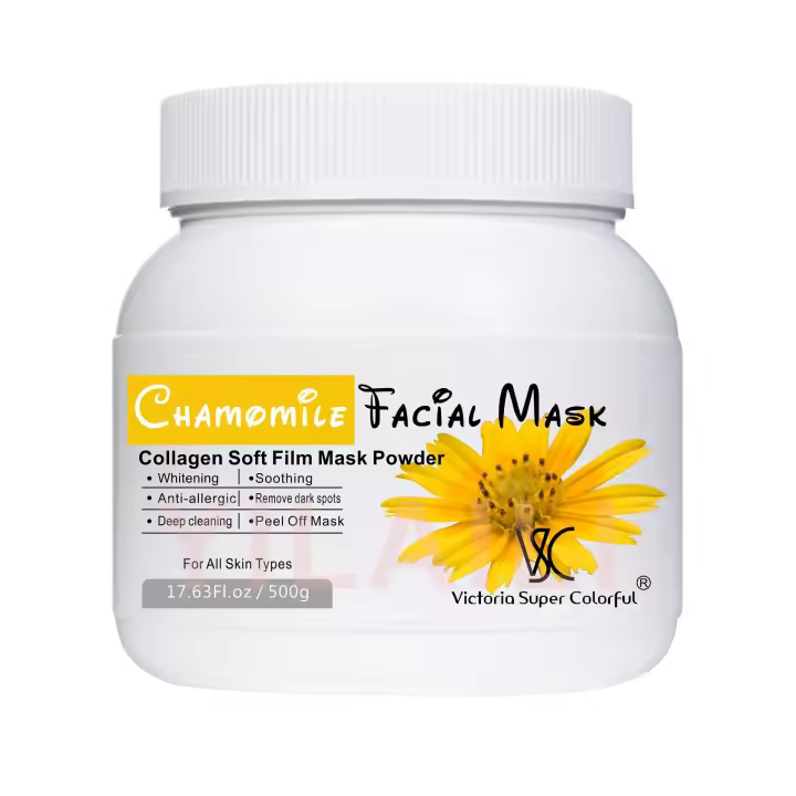 Polvo de Mascarilla de Gelatina Suave de Niacinamida 500g Hidratante Blanqueador de Rosa Ácido Salicilico Cerámida Herramientas de Cuidado de la Piel Facial - 1