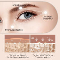 Jaysuing crema reafirmante para ojos hidratante que reafirma instantáneamente la piel debajo de los ojos reduce la hinchazón de los ojos bolsa para los ojos desvanece las líneas finas - details 6