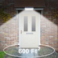 Luz Solar impermeable para exteriores, lámpara de iluminación con Sensor de movimiento, Radar de aluminio, 1100LM, 48LED, para pared, seguridad, Patio, valla, porche - details 2