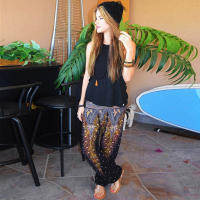 Hombres Mujeres Casual Suelto Hippy Pantalones - details 58