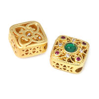 Pulseras de Abalorios Nepaleses Vintage 5PCS Matte Dorado Accesorios de Alta Calidad Rosediy - details 24