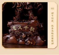 Artesanía de la estatua de Guan Gong, adorno hecho a mano de resina Wu Caishen, apertura para sala de estar, decoración creativa del hogar - details 7
