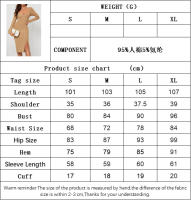 Vestidos de punto delgados para mujeres vestidos de fiesta de cuello bajo y manga larga - details 0