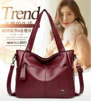 Bolso de cuero con asa superior para mujer, bolso de hombro femenino, de lujo, de diseñador - details 3