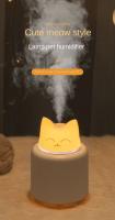 Nuevo humidificador de aire portátil 300ml USB humidificador de escritorio con luz LED de noche hogar forma de dibujos animados niños hisopo difusor - details 1