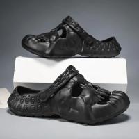 Nuevas Zapatillas de Plataforma con Cabeza de Calavera para Hombre Calzado de Ocio para Jardín - details 1