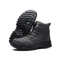 Botas de trabajo indestructibles con puntera de acero para hombre, impermeables y seguras - details 28