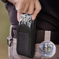 1 multiherramienta GHK 22 en 1 con cuchillo plegable, alicates, cortador de cables, tijeras, sierra, clip para cinturón, alicates, llave hexagonal múltiple - Acero inoxidable - Para hombres - Ideal para trabajo, EDC, camping, mochilero, supervivencia - Gr - details 9