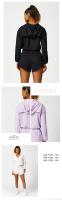 Chaqueta para correr con cremallera para deportes al aire libre, comodidad holgada para mujer - details 7