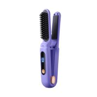 Portátil Sin Cable Alisador de Cabello 3 Velocidades Ajustables Cepillo Eléctrico para Estilizar Rizos Desenredador para Belleza - details 8