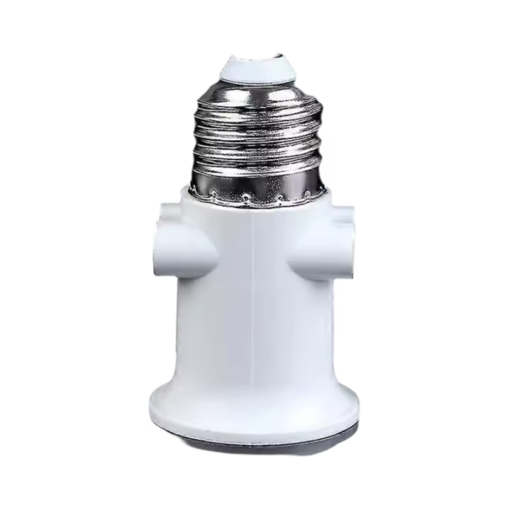 Adaptador de Bombilla A100-240V E27 Soporte de Lámpara con Enchufe EU Decoración de Iluminación - 1