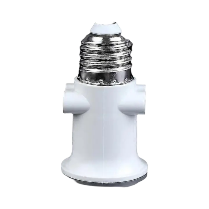 Adaptador de Bombilla A100-240V E27 Soporte de Lámpara con Enchufe EU Decoración de Iluminación - 1