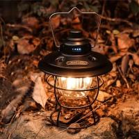 Linterna de Camping Retro para exteriores, lámpara colgante Vintage para jardín, Patio, decoración de fiesta de Navidad, tienda de carga USB, luz nocturna - details 6