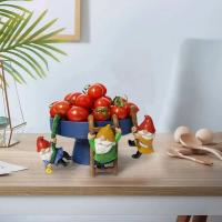 Miniaturas de Maceta de Flor Gnomo Esculturas de Estatua para Jardín y Oficina Regalo Perfecto - details 5