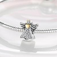 Abalorios de Encanto para Mujeres de Plata de Ley 925 Viaje Angel Love Boy Ajustables de 3mm Collar Original Pulsera DIY Joyería - details 2