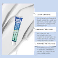Para cabello seco y encrespado con puntas abiertas, crema nutritiva para el cuidado del cabello, iluminadora, suave y sedosa. - details 6