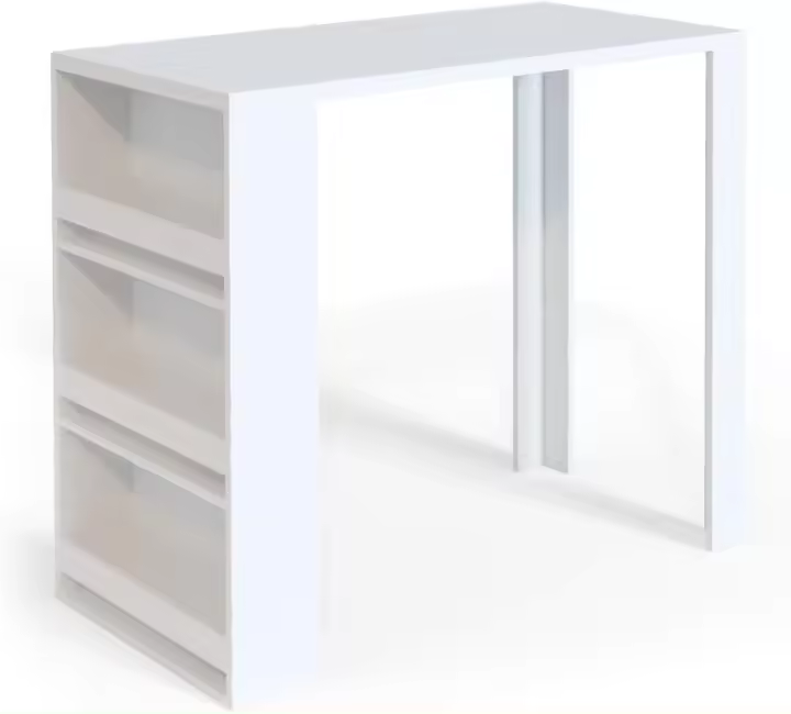Mesa de Bar, Roble/Antracita, 57 x 117 cm - 1