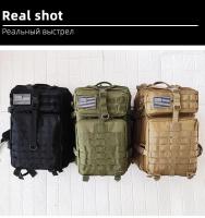 Mochila táctica militar 3P, para exteriores, impermeable, Senderismo, fundas de caza y acampada, 50 l, gran capacidad, para hombre - details 0