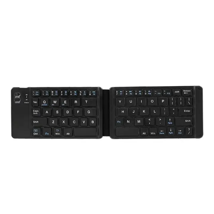 Teclado Bluetooth plegable para IPAD, tableta móvil, portátil, oficina, Mini teclado inalámbrico, almacenamiento, tres sistemas, universal - 1
