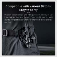 Bastón Desmontable Nextorch HG1 con Guardabarros Libremente Rotable 360° de Aleación de Aluminio Aérea 2m Antidrop Design Removeable sin Herramientas - details 7