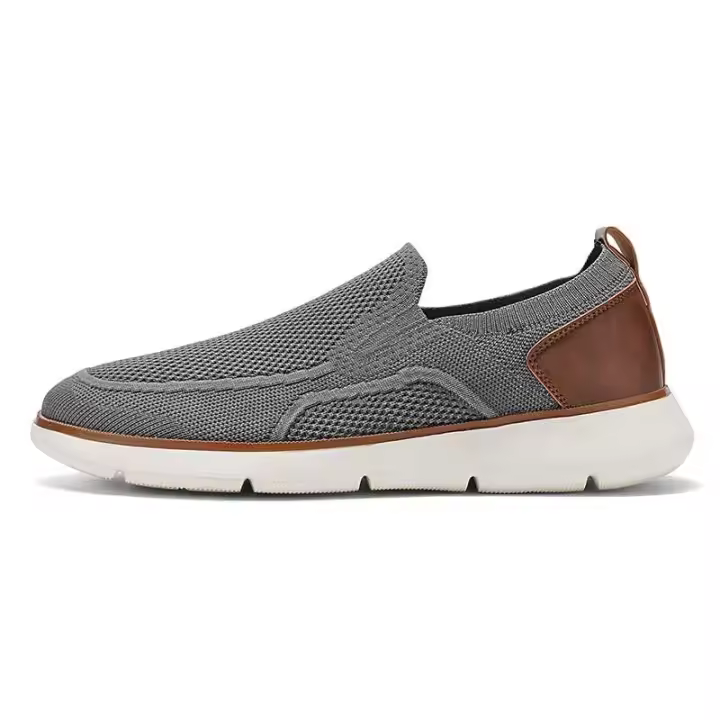 Nuevos zapatos deportivos Retro de alta calidad para mujer, zapatos tejidos sin cordones de talla grande 48, zapatos cómodos y ligeros para caminar para hombre, marca Oem - 1