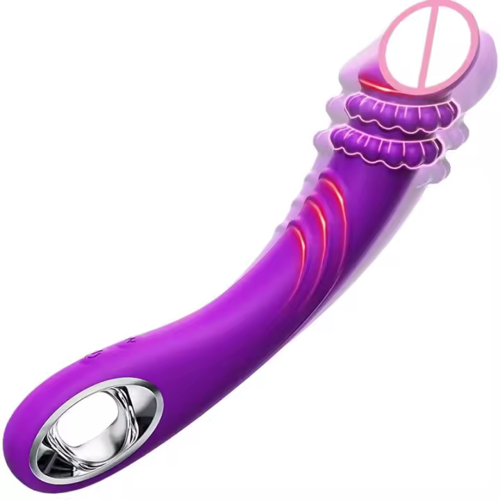 Vibrador de 10 Frecuencias G-spot Dildo Estimulación Intensa para Pasión Interior y Masaje Anal - 1