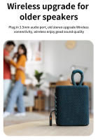 Adaptador de Audio con Bluetooth 5,4, transmisor y receptor de Audio inalámbrico AUX de 3,5mm, música HIFI con micrófono HD para auriculares de coche y TV - details 9