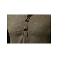 Camisa De Algodón Para Hombre Con Botones Cuello Henley Manga Larga Casual Color Sólido Moda Camisetas Transpirable Ligera Y De Wicking De Humedad - details 17