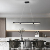 NEO Gleam-candelabro moderno minimalista para comedor, cocina, Bar, candelabros de moda, colgante de correo gratis, iluminación LED - details 10