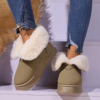 Botas de nieve para mujer, botines planos cálidos de invierno, zapatos de señora - details 0