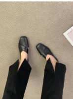 Baotou media zapatillas desgaste primavera y verano, nuevo diseño de nicho sentido un pedal moda casual plana fresca zapatillas - details 18
