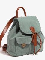 Mochila de Denim Retro Bolsa de Viaje con Forro de Denim - details 0