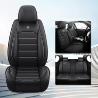 Cubierta de asiento de coche Universal en cuero PU protector de asiento de coche fácil de instalar cubierta de banco trasero abierta y frente - details 10
