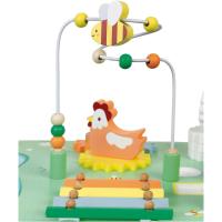 Mesa de Actividades para Niños 7 Actividades para la Primavera Mesa de Madera Multijugador con Tema de Granja Desarrollo de la Motricidad Fina Desde 12 Meses - details 4