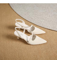 Sandalias huecas de aguja de nuevo estilo, zapatos de mujer de moda con una sola tira - details 18