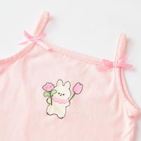 Tops De Algodón De Bebé Delgado, Pequeños Tirantes, Bebé Niña, Nuevo Chaleco De Punto Lindo, 2024 - details 4