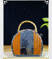 Bolso de Mano Creativo Hecho a Mano Estilo Chino Impreso en Satén para Ceremonia del Té Bolso de Cubo de Doble Uso en Varios Estilos - details 5
