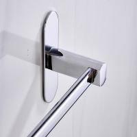 Toallero sin perforaciones, colgador de toallas, estante, soporte de almacenamiento de toallas, accesorios de baño, acero inoxidable - details 3