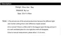 Bolso de hombro impermeable de nailon Vintage para mujer, bolso cruzado salvaje, bolso de mensajero Simple para diario, bolso de viaje para mujer - details 0