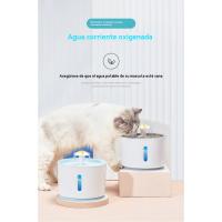 Fuente de agua para gatos de acero inoxidable, fuente automática de 81oz (2,4l) con luz LED e interruptor, para gatos y perros - details 1