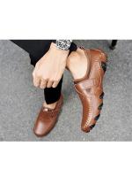 Zapatos Blancos Nuevos de Tamaño Grande Mocasines Casuales Británicos Transpirables para Hombre - details 6