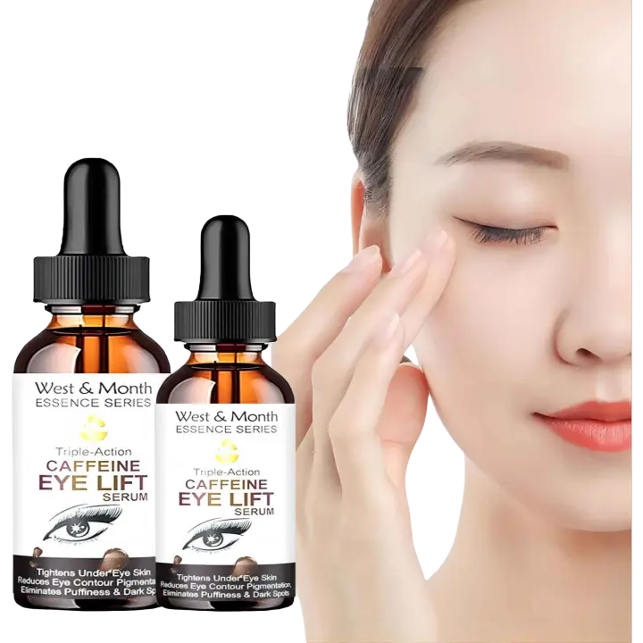 CAFFEINE EYE SERUM Reafirma la piel debajo de los ojos Reduce la pigmentación del contorno de los ojos hidratante y elimina las arrugas - 1