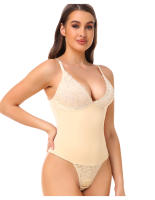 Body adelgazante sin costuras para mujer, camisola moldeadora de compresión, Tanga de entrepierna abierta, ropa interior moldeadora de cuerpo completo, cinturón de entrenamiento de cintura - details 12