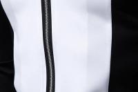 Camisas de manga larga con cierre para hombre, camisas informales para hombre, diseño de documentos, blanco y negro, escritorio de negocios y trabajo, moda de primavera - details 16