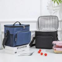 Bolsa de almuerzo aislada grande para hombres y adultos, caja de almacenamiento de alimentos calientes, térmica, fresca - details 4