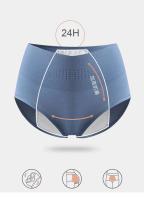 Ropa Interior de Alta Cintura para Mujeres A Prueba de Fugas Fisiólogicas Talla Grande L-4XL - details 2