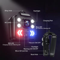 Cámara corporal portátil W8, videocámara de acción impermeable IP65, 1080P, HD, 1000mAh, visión nocturna - details 3